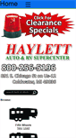 Mobile Screenshot of haylettrv.com